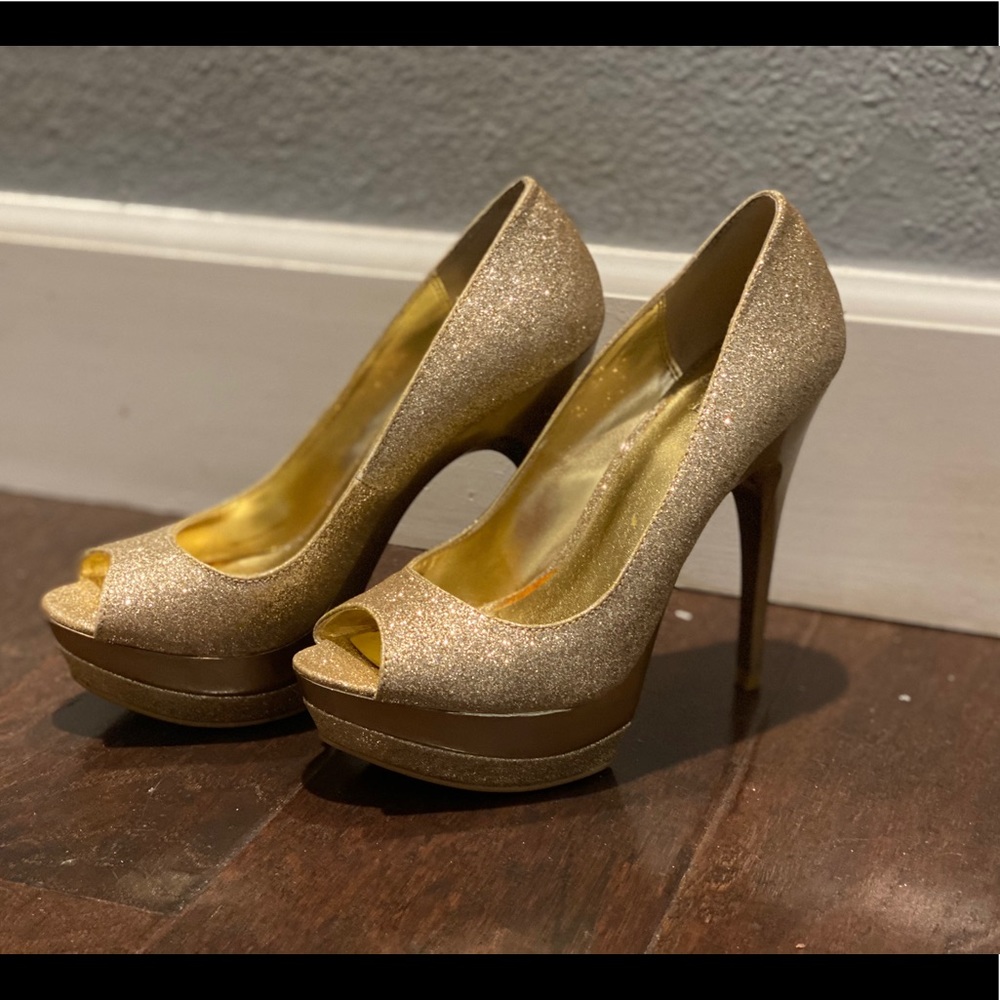 Gold heels